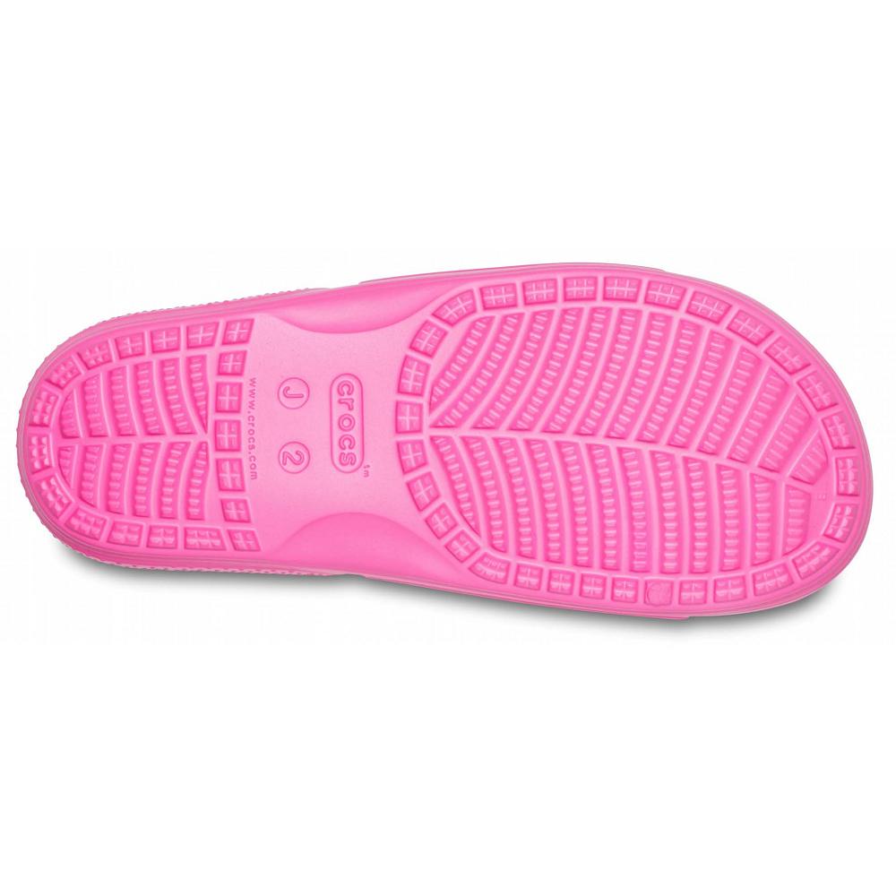 Pink Girls' Crocs Classic Slide Sandals | NZ 1608CTVE